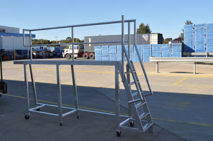 Portable Aluminium Platform.